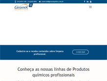 Tablet Screenshot of girassolquimica.com.br